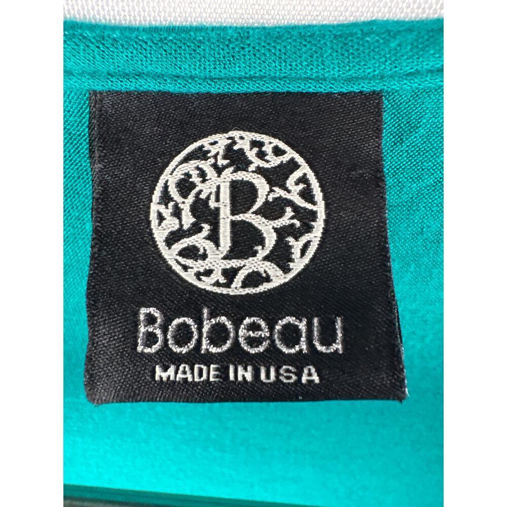 Women’s Bobeau XL Teal Cowelneck Blouse - Picture 4 of 5
